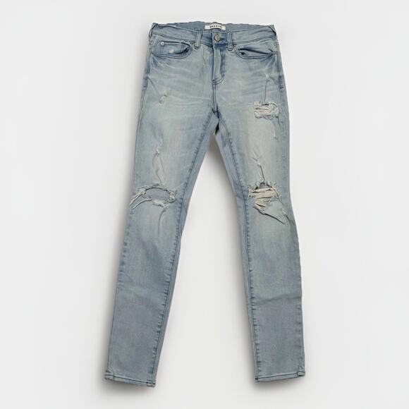 Pacsun Los Angeles Stacked Skinny Light Blue Jeans 29x32 Active Stretch School - Picture 1 of 11